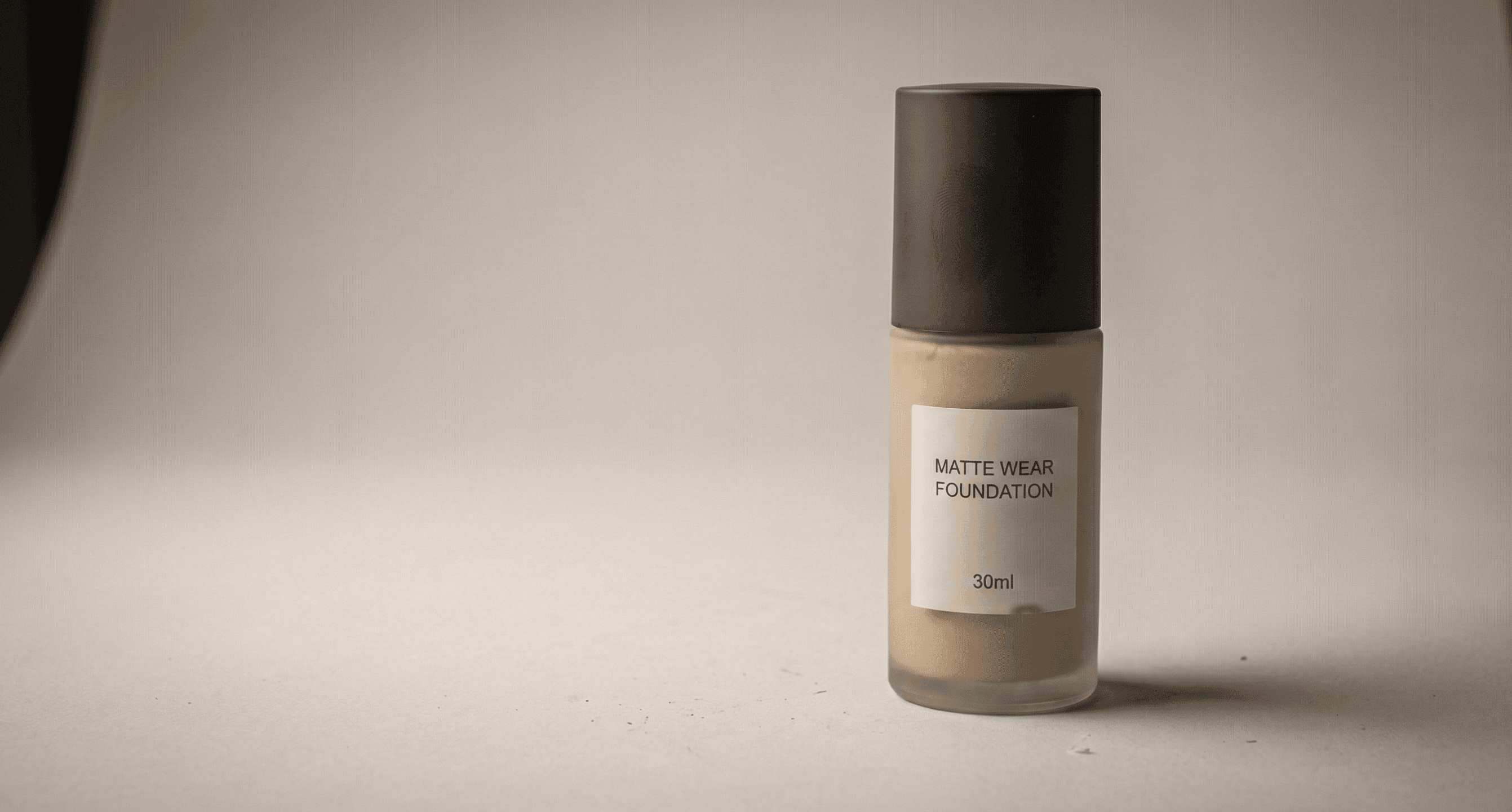 Foundation bottle before